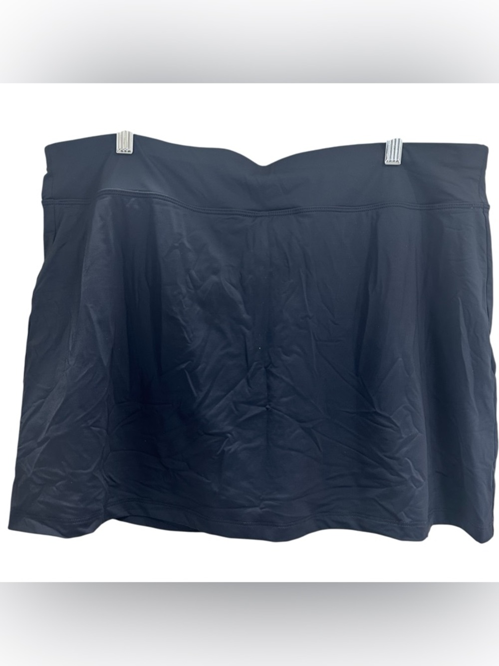 Duluth Trading Co Plus Size Suit Up Swim Skort Black 18 - Picture 2 of 6